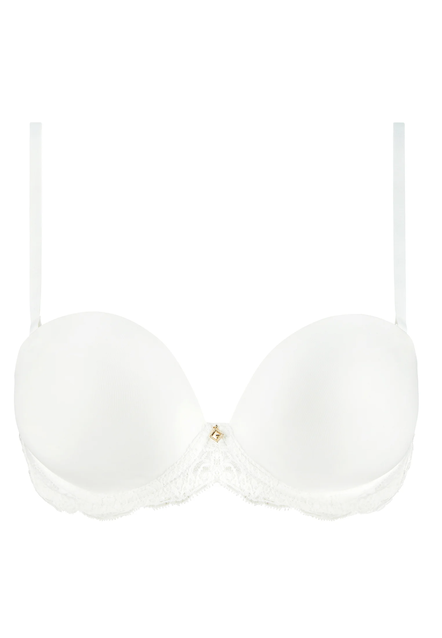 KISS OF LOVE - Soutien-gorge bandeau plunge | Blanc