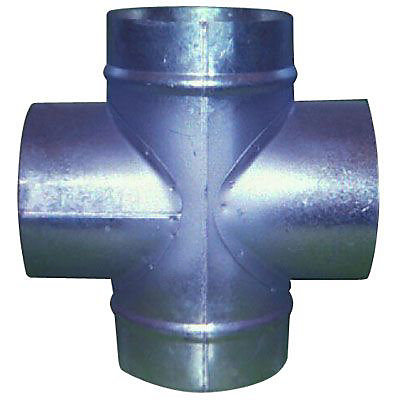 Croix acier galvanisé 2 x ø160 / 2 x ø125 mm HBH CX160/125