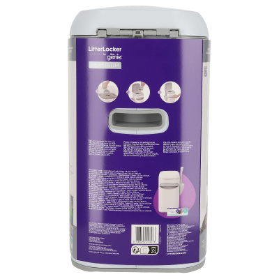 Litter Locker Genie Entsorgungseimer Platinum weiss
