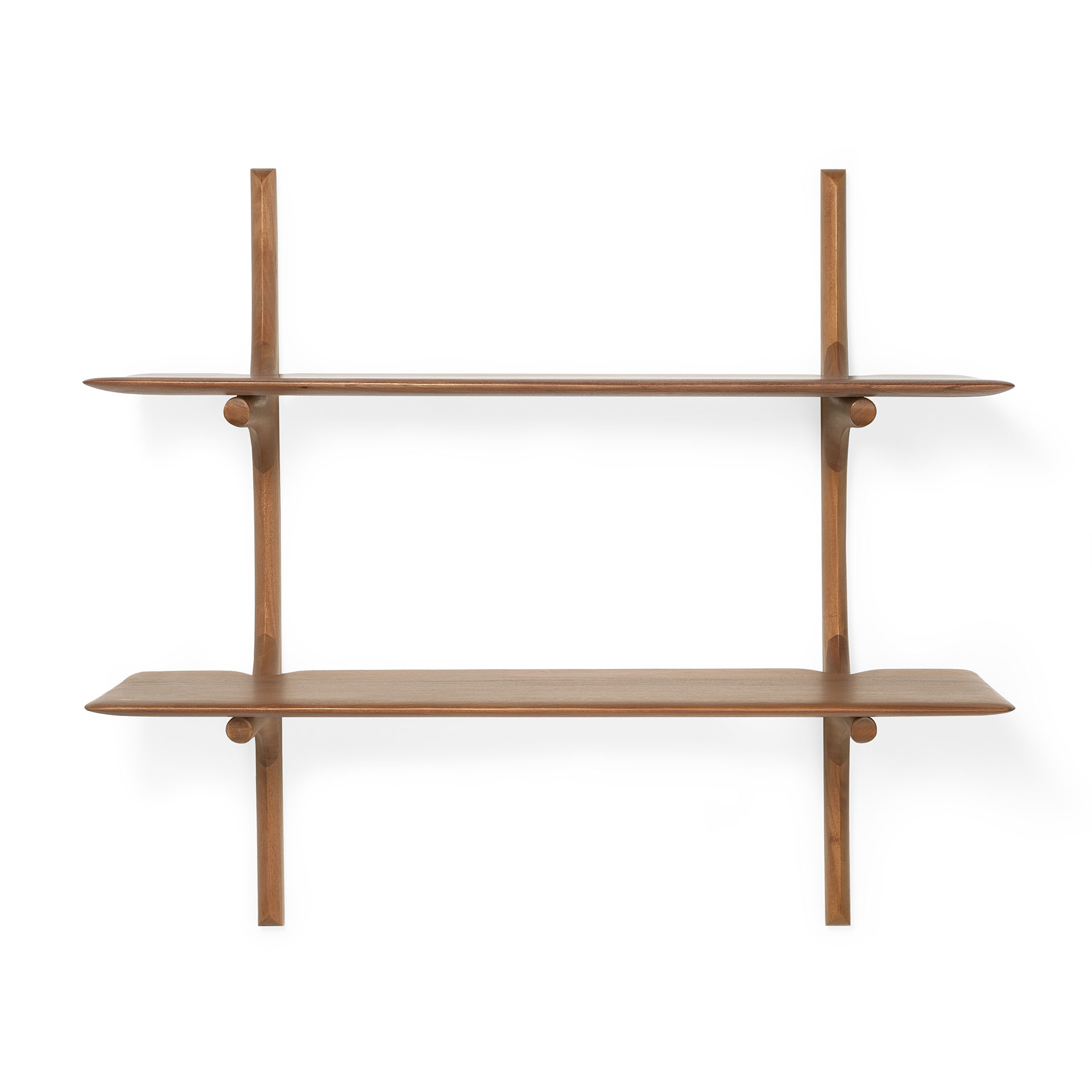 PI wandplank - 2 planken - mahonie