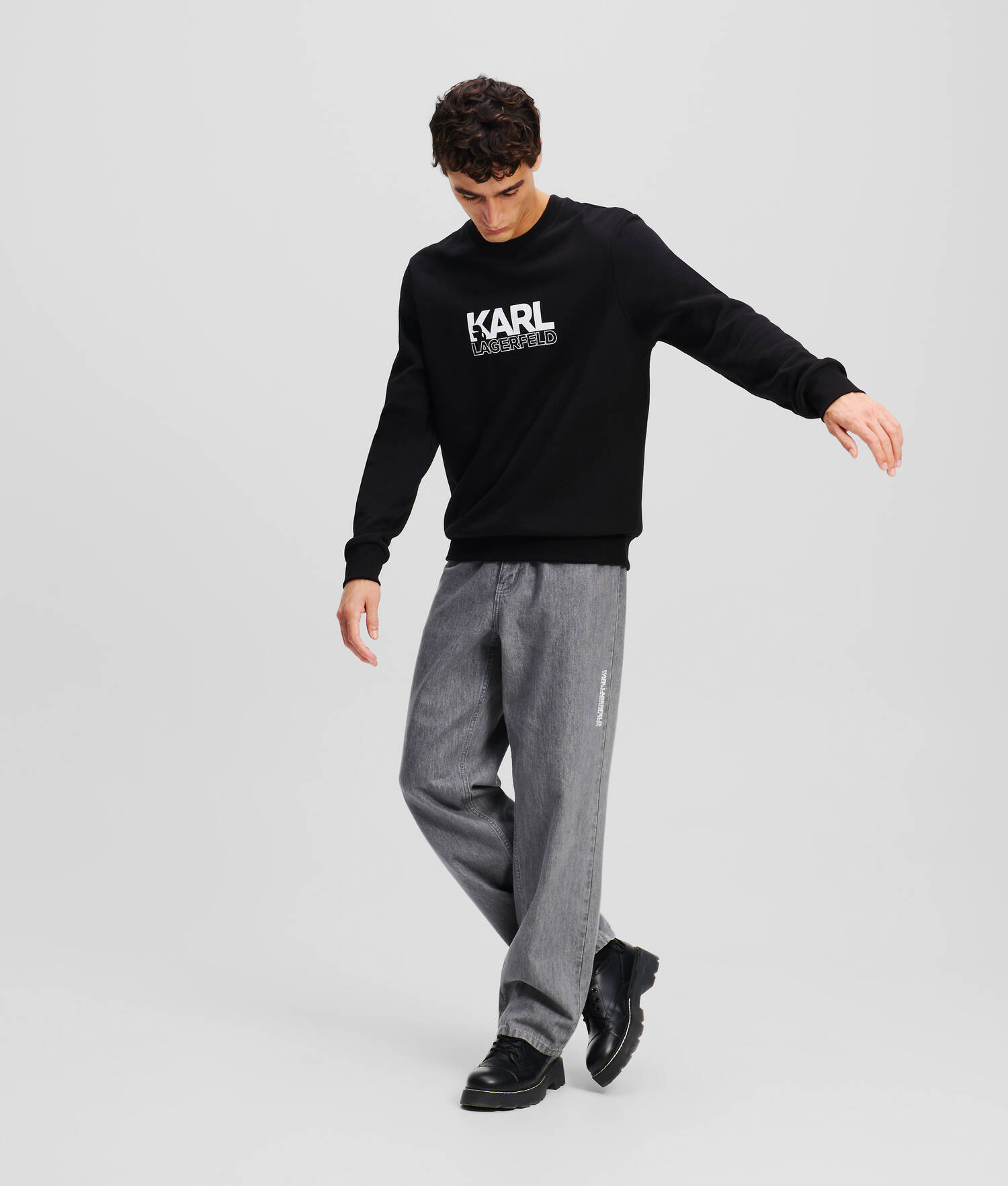 SWEAT-SHIRT À LOGO SUPERPOSÉ