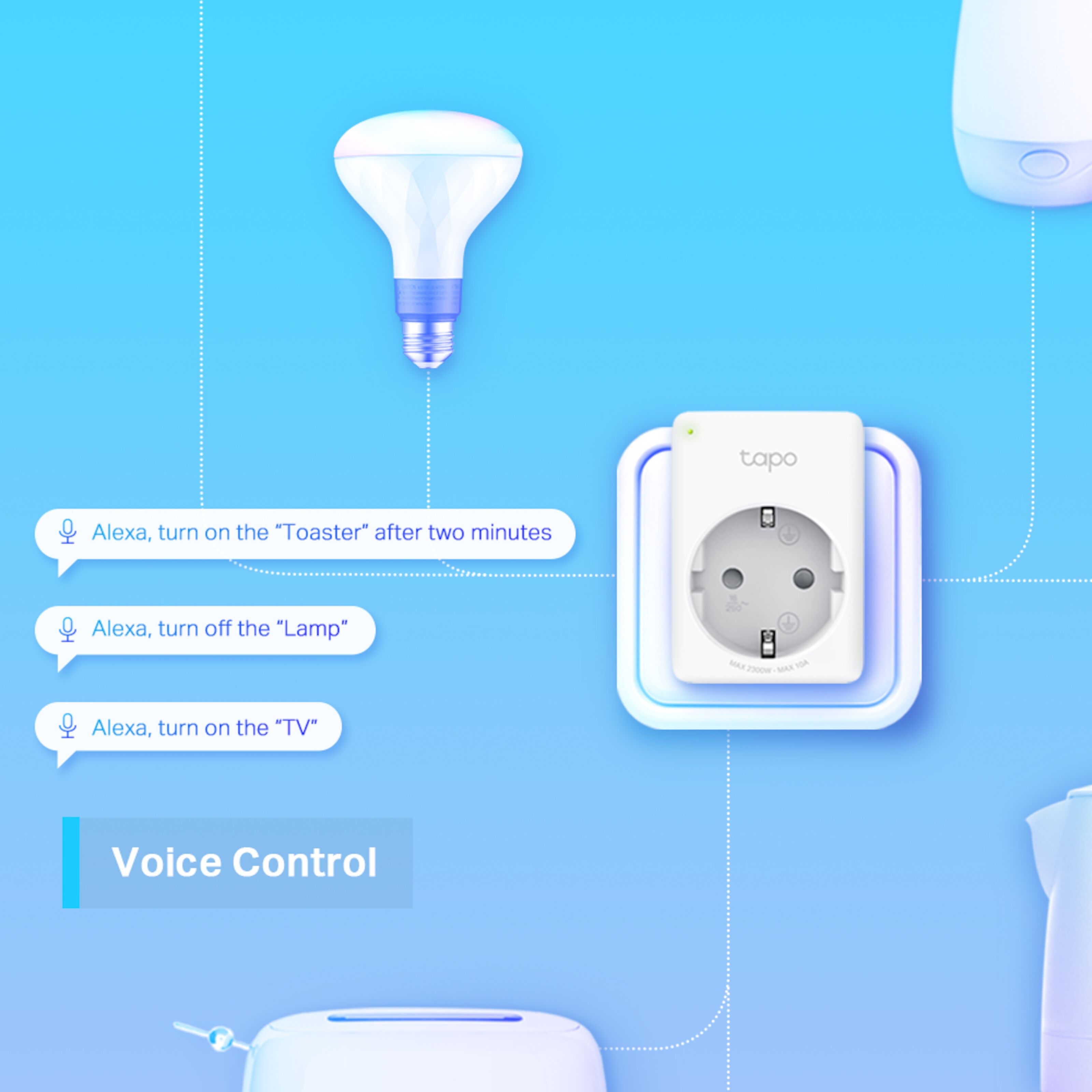 TP-link Tapo Mini Smart Wifi Fjernstrømbryter 1-pk.