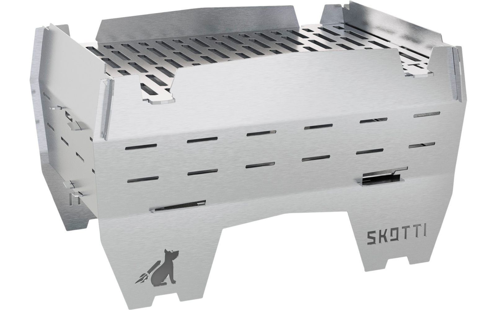 Skotti Tischgrill Mini für Holz / Holzkohle