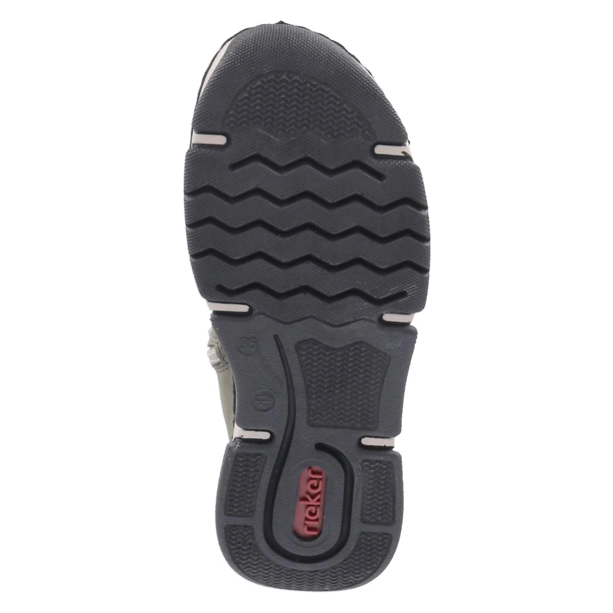 RiekerWinterboots - liane/schwarz-kiesel