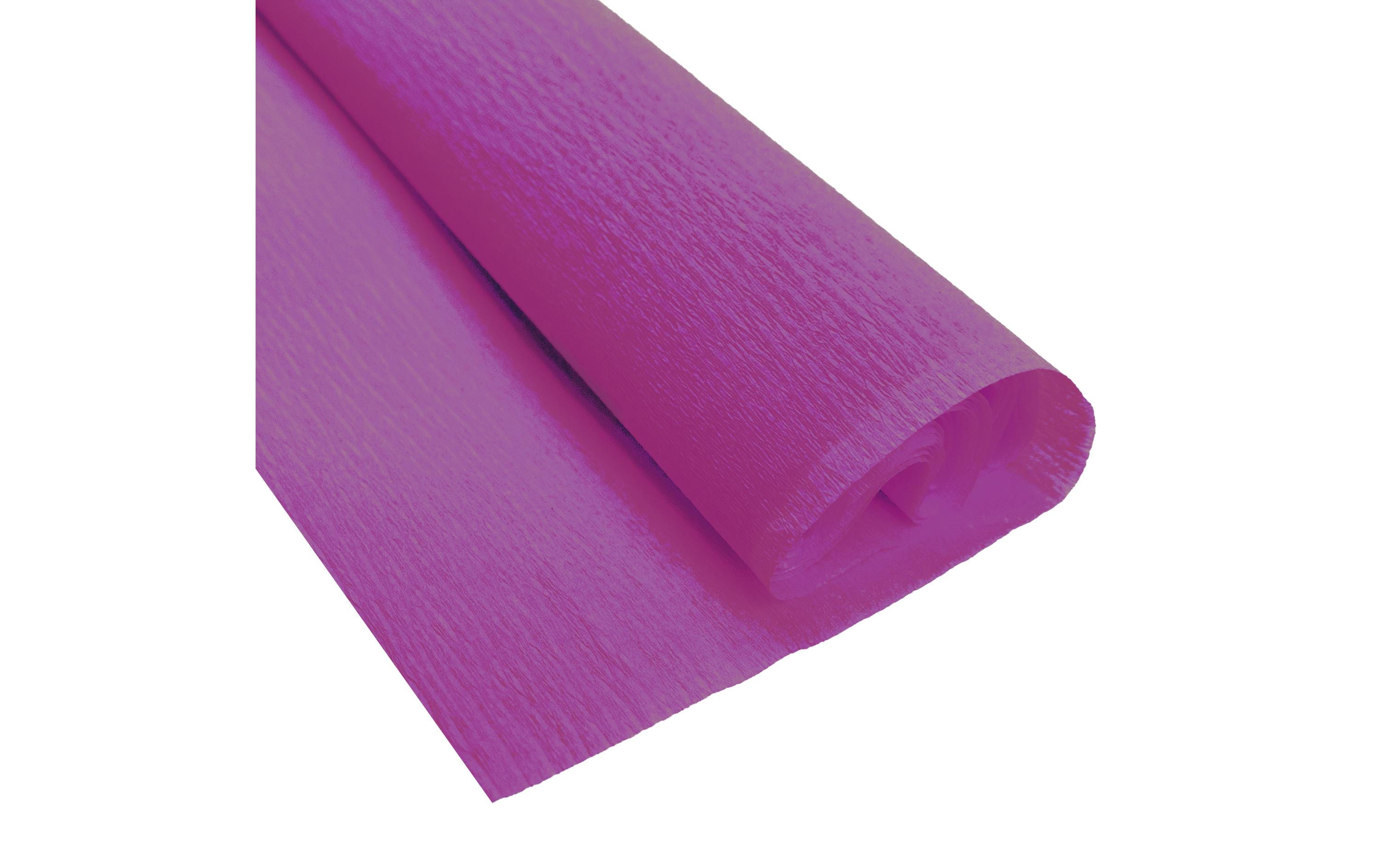 Krepppapier 50 cm x 2.5 m, 32 g/m², ViolettBastelkrepp auf der Rolle