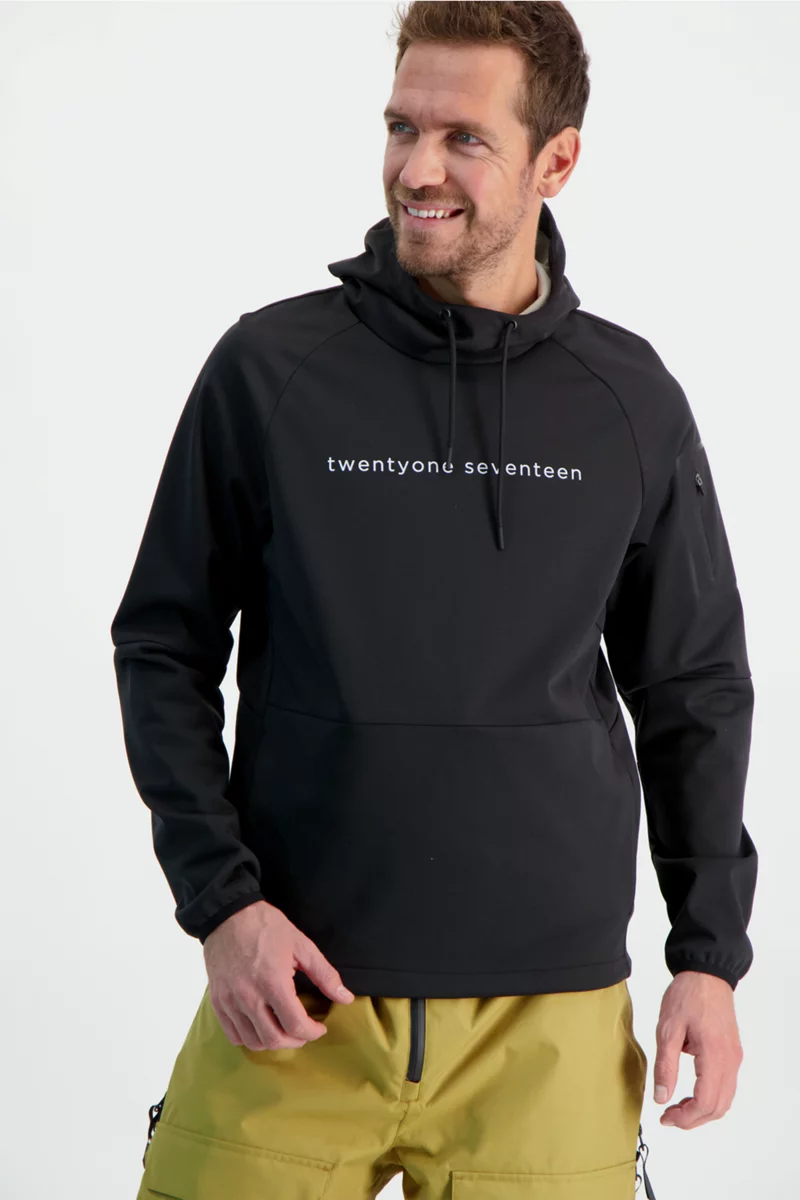 2117 OF SWEDEN Spanhult Softshell Hoodie Herren Midlayer