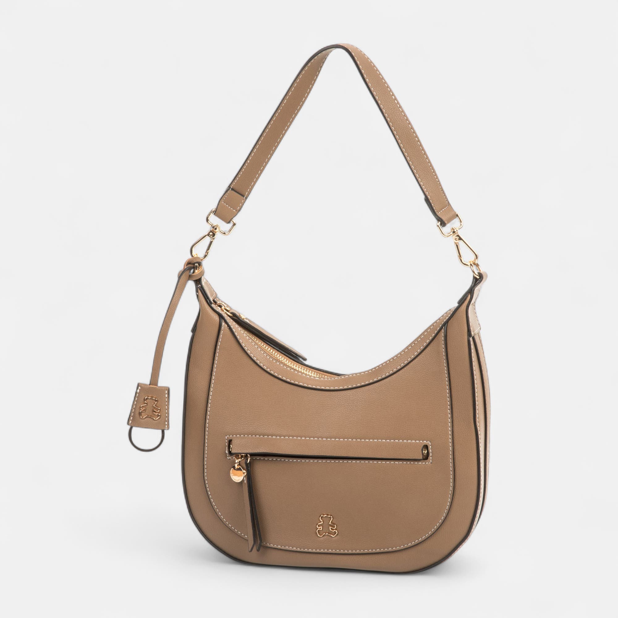 Pochette pour téléphone taupe