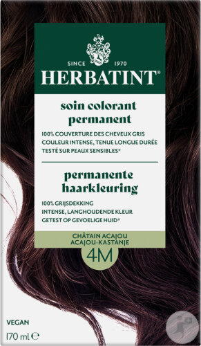 Herbatint Soin Colorant Permanent 4M Châtain Acajou 1 Kit