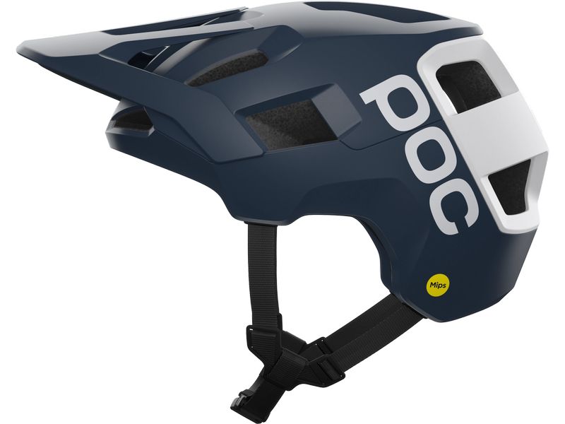 POC Helm Kortal Race MIPS Dunkelblau Matt/Weiss Matt, M-L E-Bike Helm