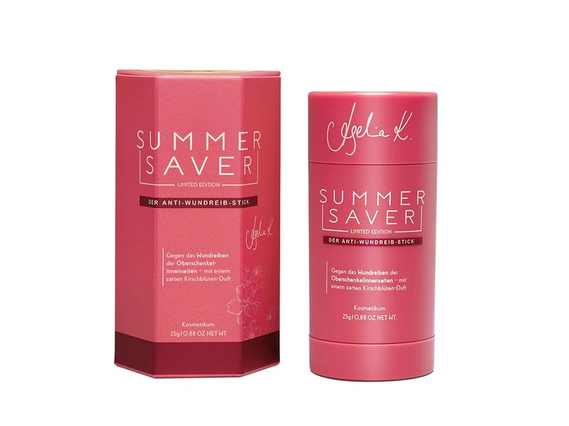 SUMMER SAVER Anti-Wundreib-Stick Kirschblüte 25 g Balsam-Schutz gegen Wundreibungen aus der TV-Show Höhle der Löwen