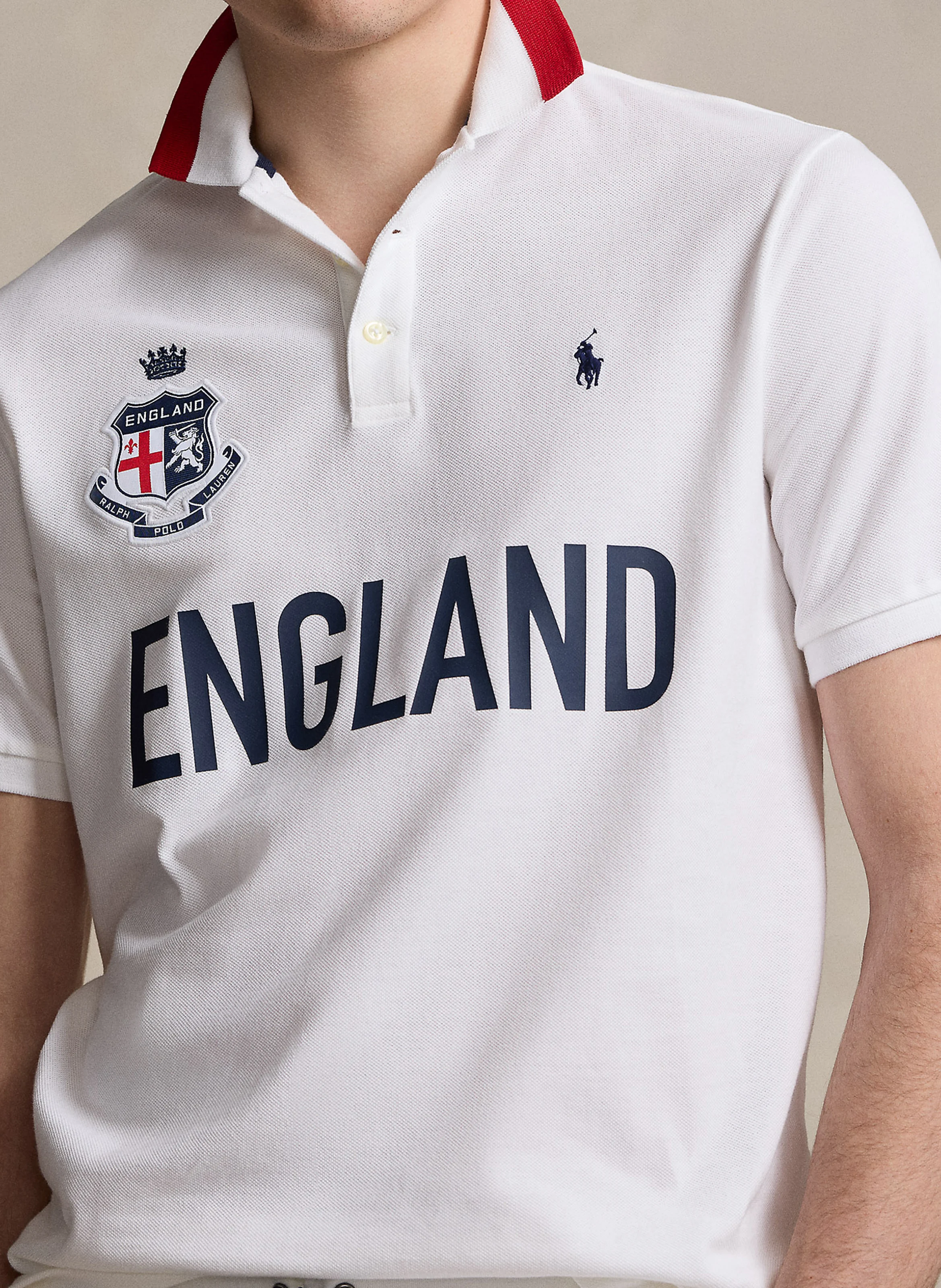 Polo regular-fit en coton | Blanc