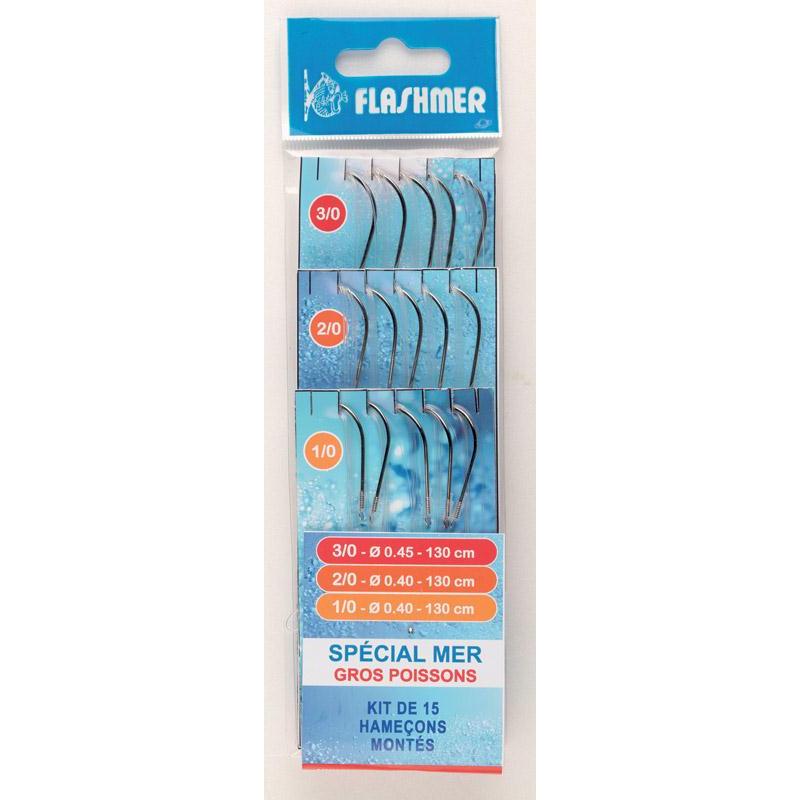 Hamecons Montes Flashmer Special Mer Gros Poissons