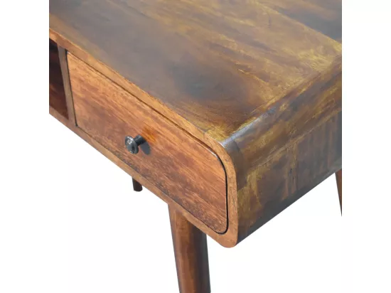 Bureau Curved Chestnut