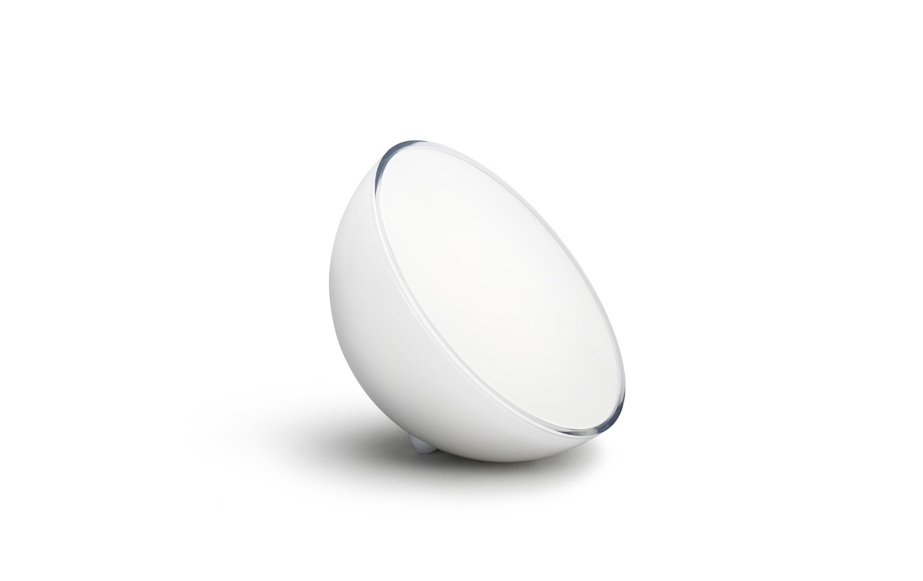 White & Color Ambiance Go Tischleuchte WeissMittels Smartphone steuerbare, portable Lichtquelle (12 W)