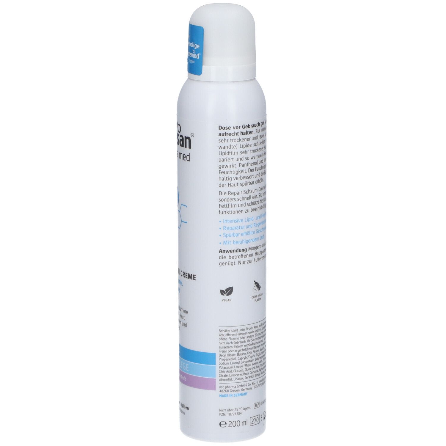 Allpresan Derma med HYDRO INTENSIVPFLEGE  Repair Schaum-Creme