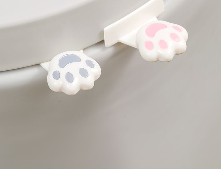 Home Flora - Set van 2: Toiletbrilverhoger in de vorm van een kattenpoot