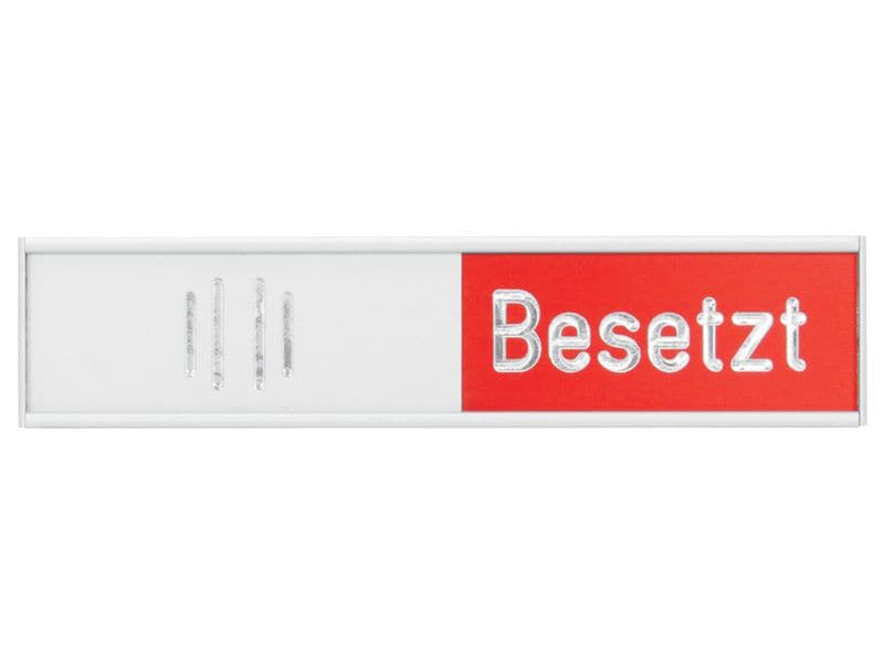 Franken Türschild Frei - Besetzt 10.2 cm x 2.7 cm Hinweisschild