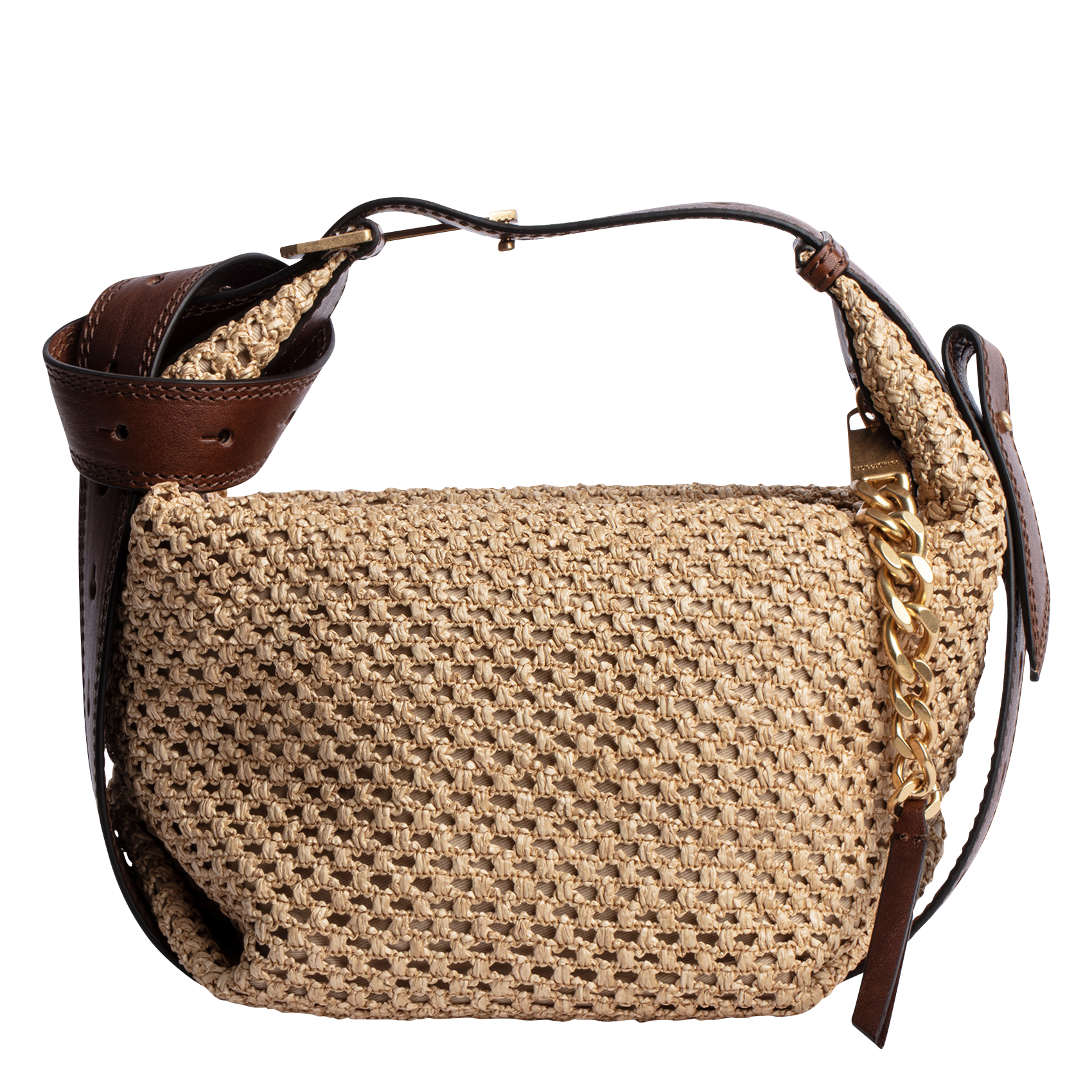 LE CECILIA - Sac porté main en coton mélangé | Beige