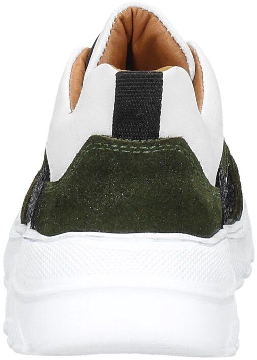 Braqeez Meisjes veterschoenen groen