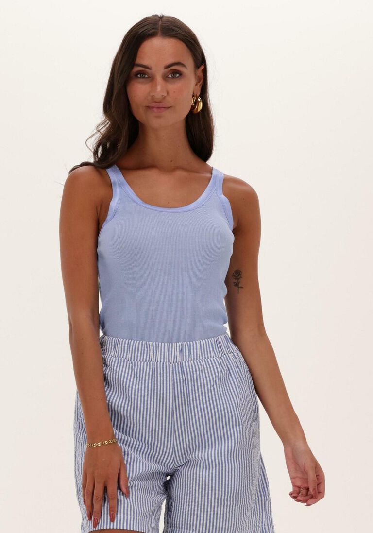 CC HEART blauwe cc heart top silk camisole