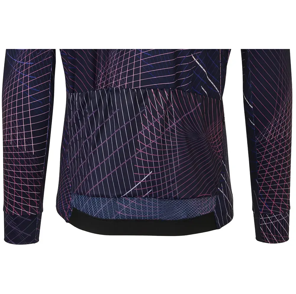 AGU Nocturnal Lines Performance Fietsshirt Lange Mouwen Paars Heren