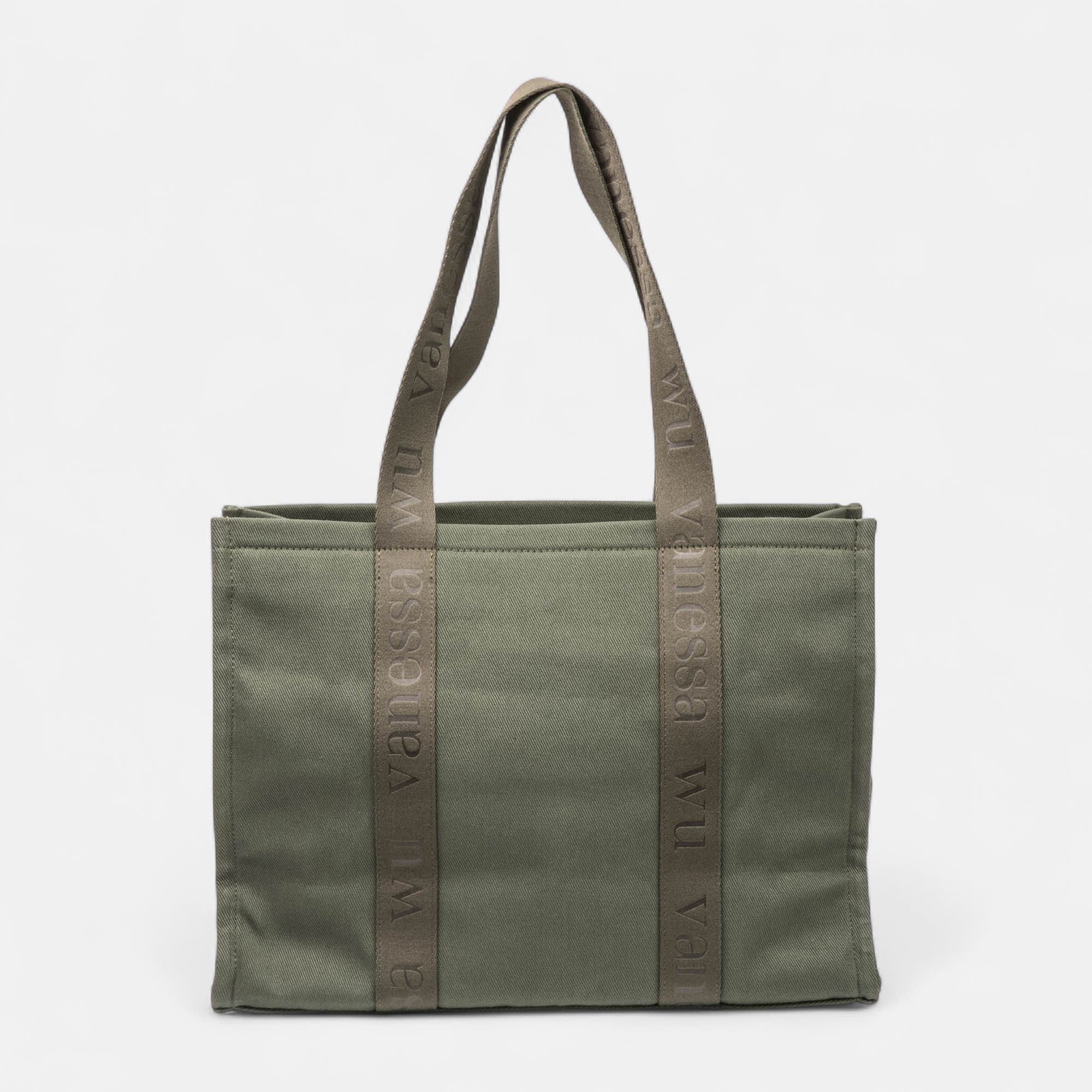 Sac de shopping kaki