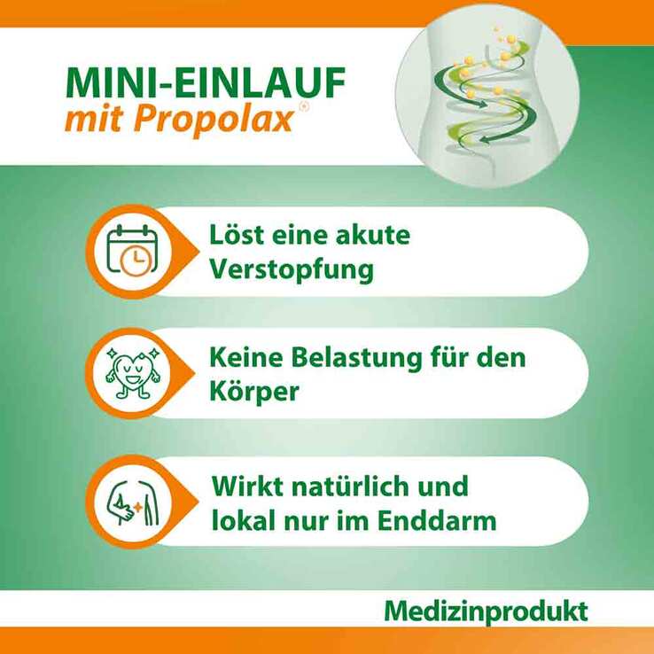 Bekunis Mini-Einlauf mit Propolax Klistiere, 6 St