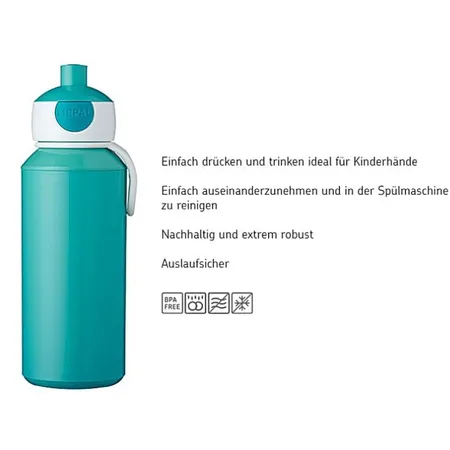 Mepal Trinkflasche Pop-up Campus 400 ml - Spiderman
