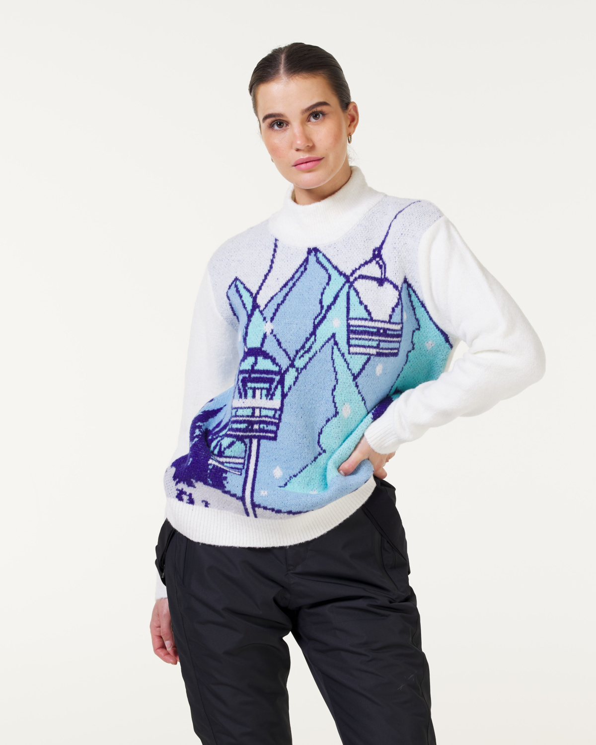 Bumpro Aspen Sweater White