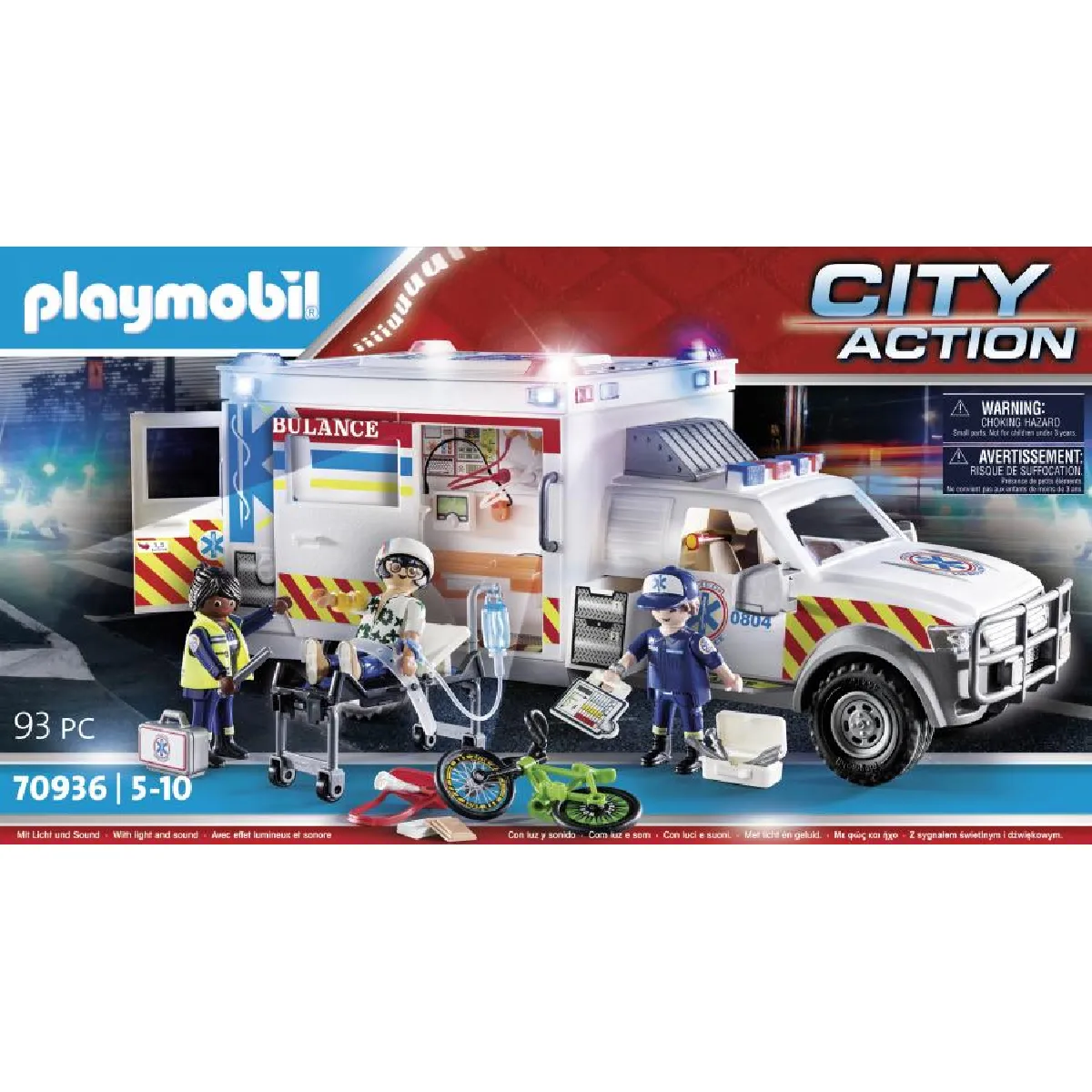Playmobil® Playmobil 70936 Ambulance avec Secouristes