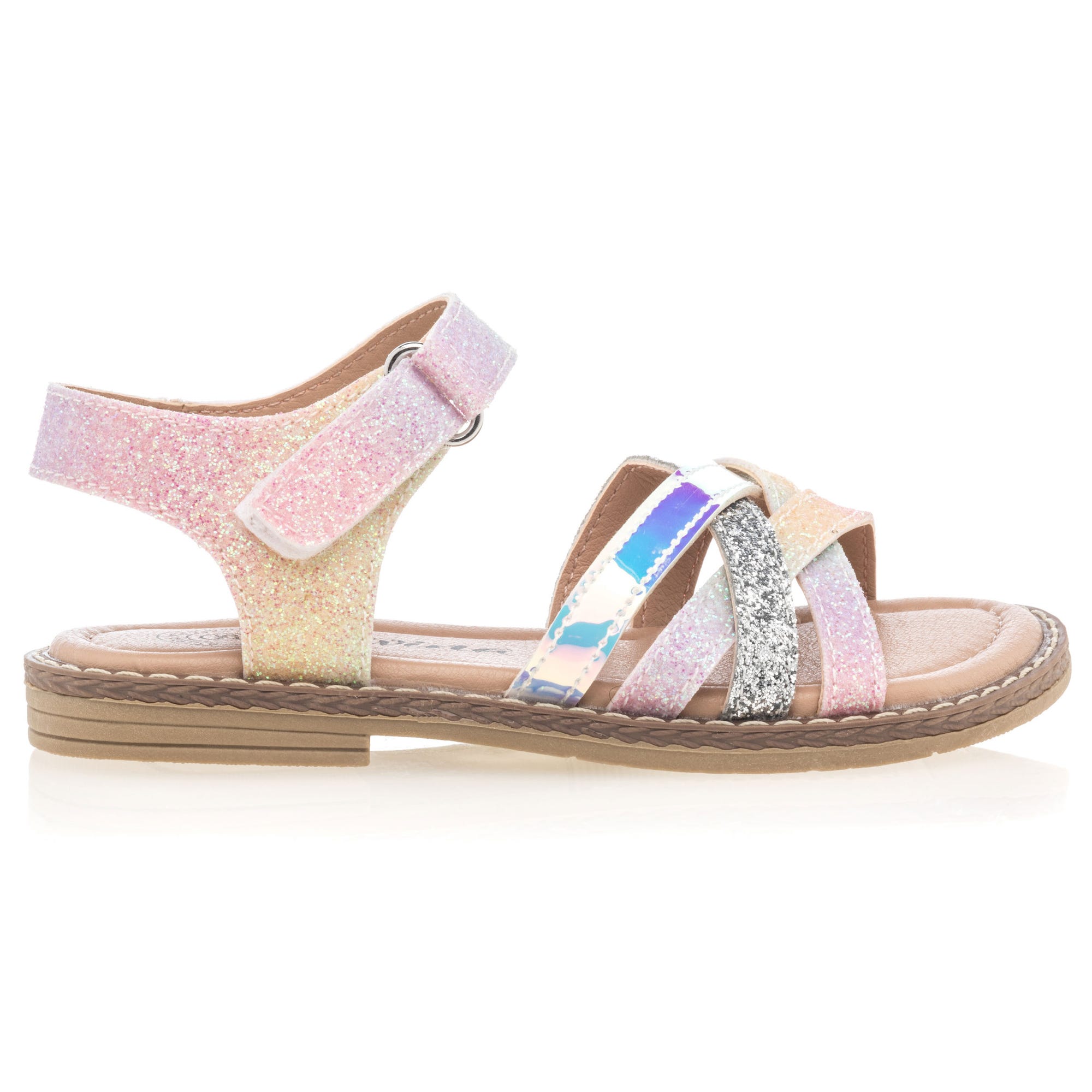 Nu-pieds Fille multicolore