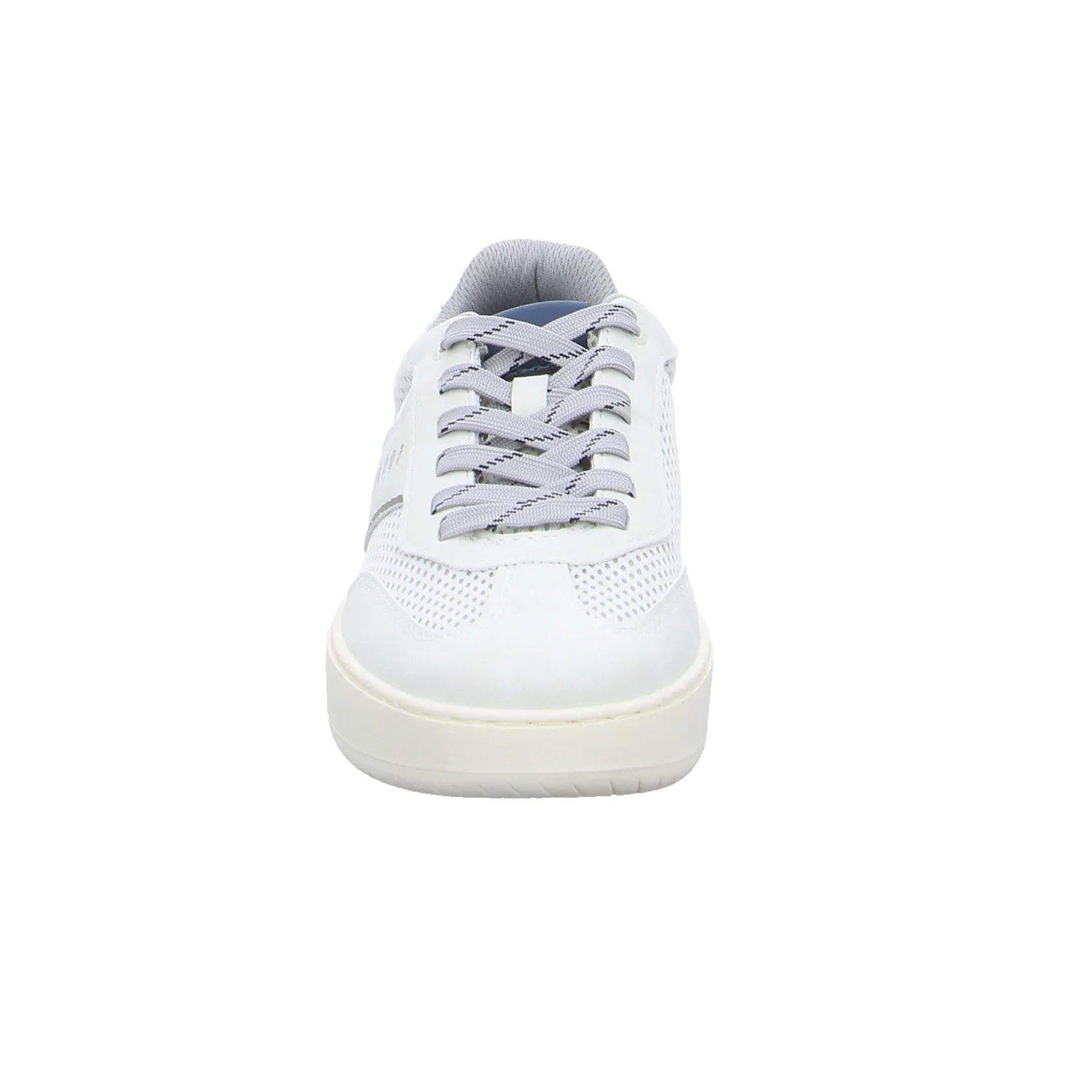 BUGATTI SHOES Halbschuhe Sneaker Stoff Weiss Synthetik