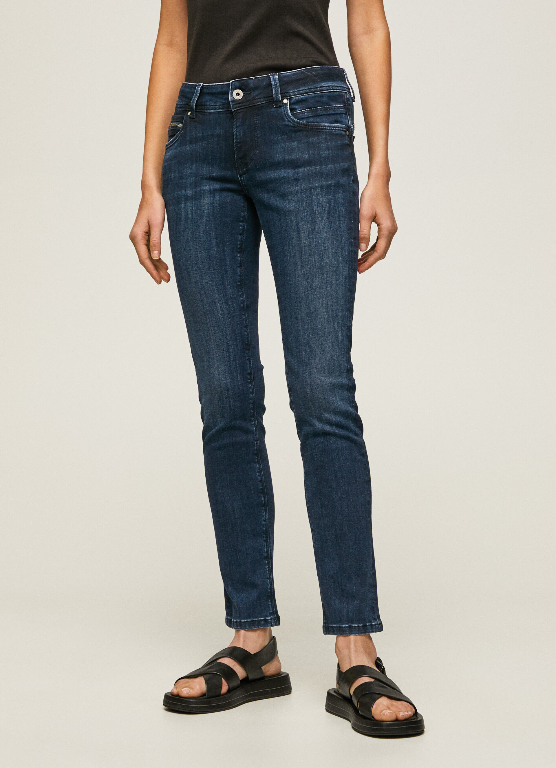 JEAN NEW BROOKE REGULAR MÉDIO SHOT - jeans