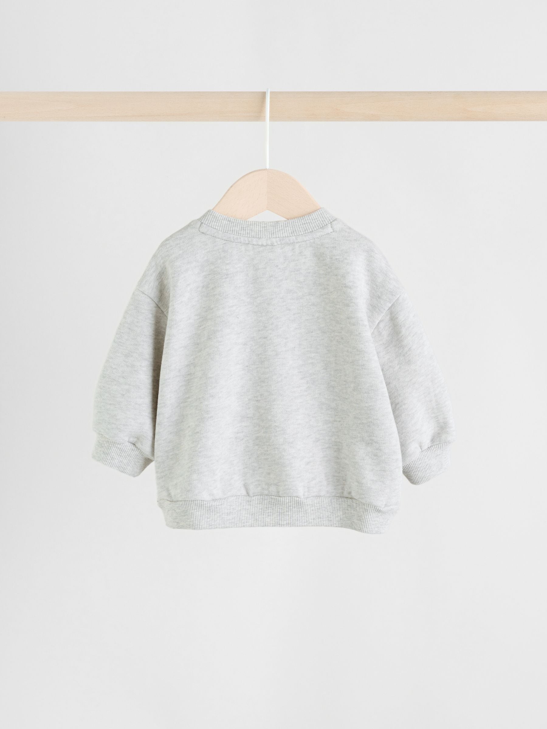 Grijs geruit - Set van babysweatshirt en broek (0mnd -2jr)