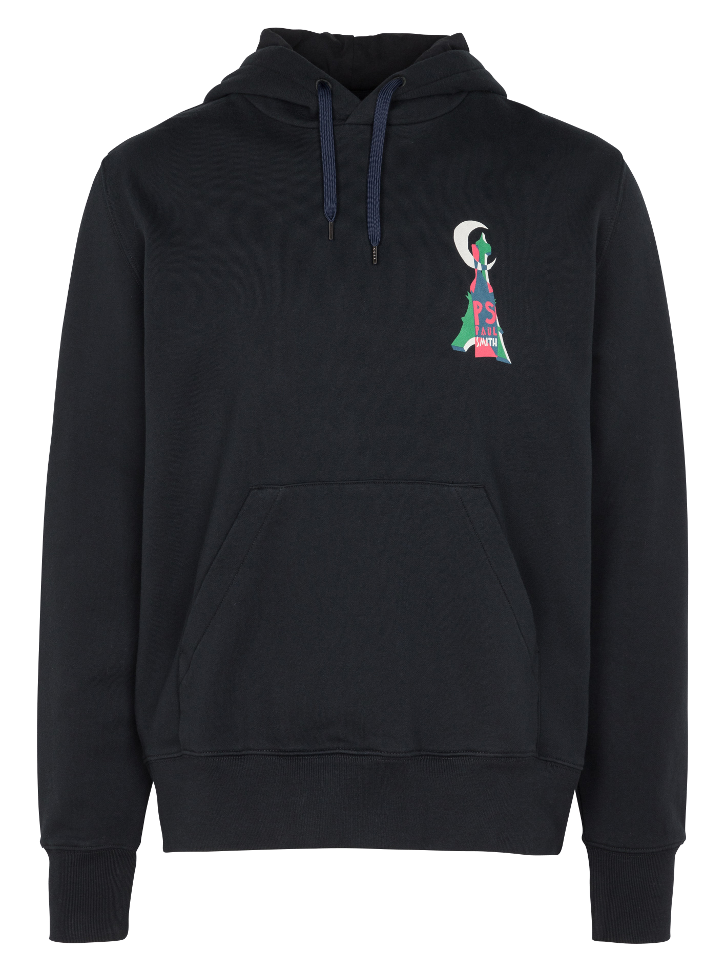 Sweat à capuche à imprimé graphique | Noir