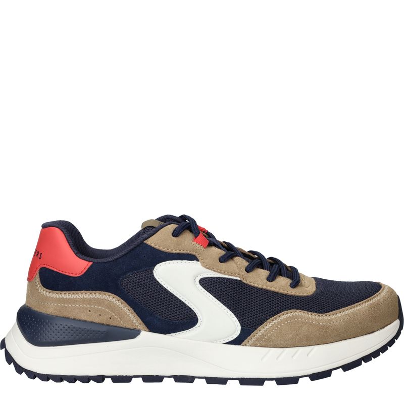 Skechers Fury Dury Lace Low Sneakers Bruin Heren