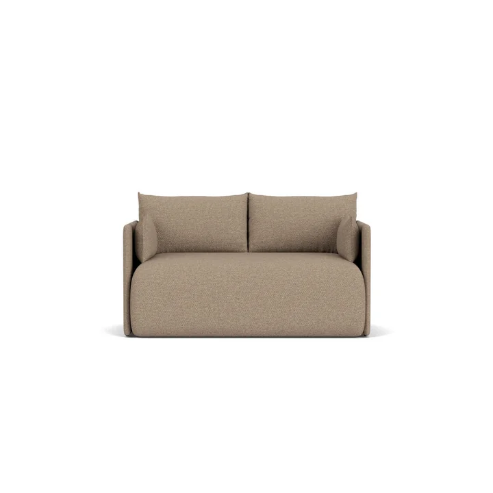 Audo - Offset Schlafsofa, 3-Sitzer, sand (Yarn Collective Logan)