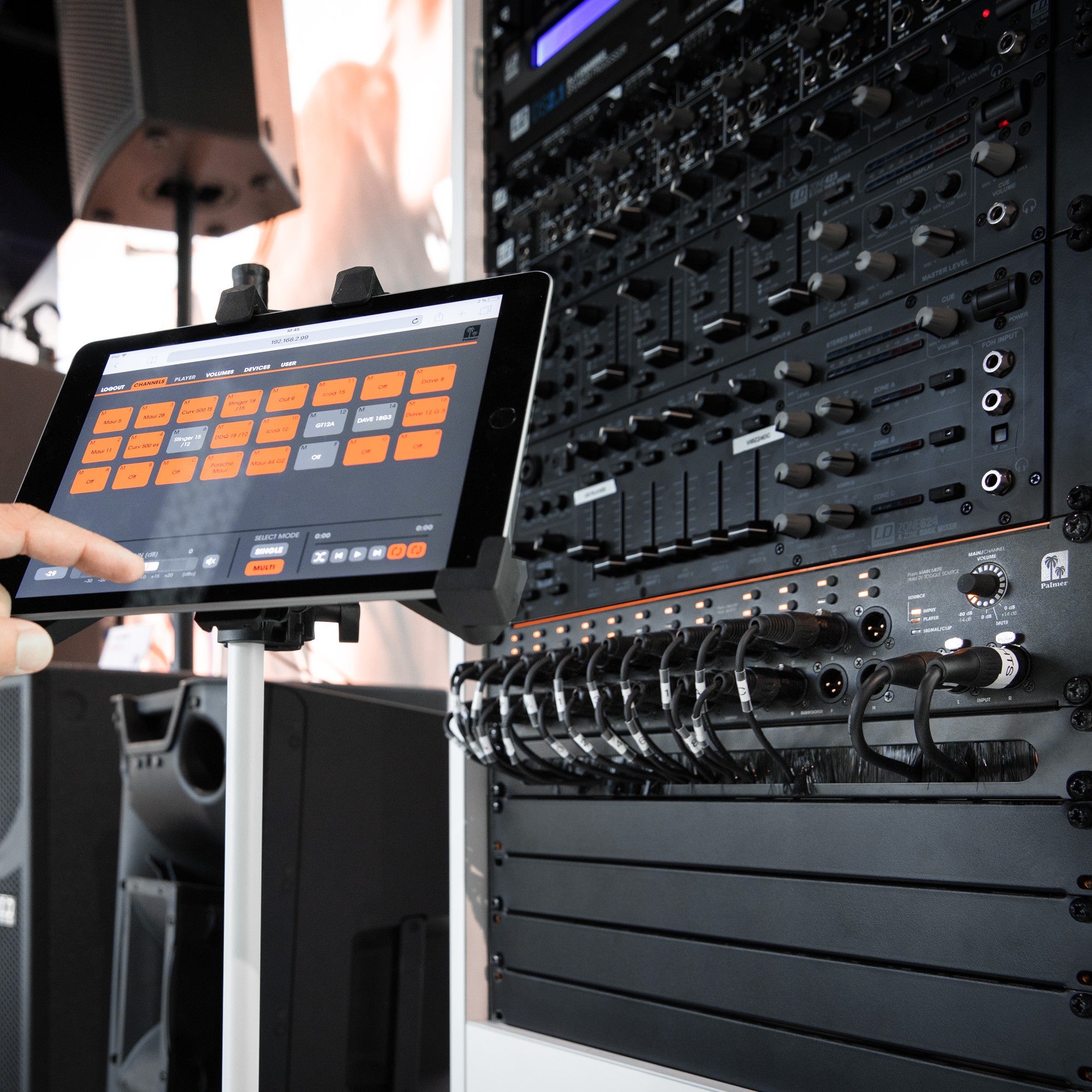 Palmer Grand Audition MKII 24-kanaals luidspreker schakelsysteem