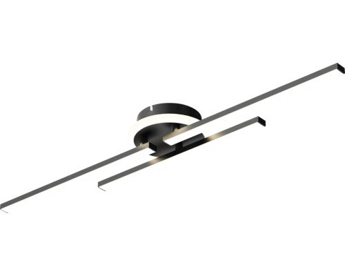 LED plafondlamp 20W 2500 lm 4000 KL 72 cm zwart
