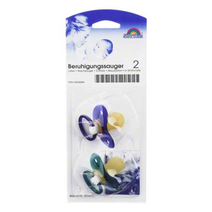 Beruhigungssauger Kirsche Latex, 2 St