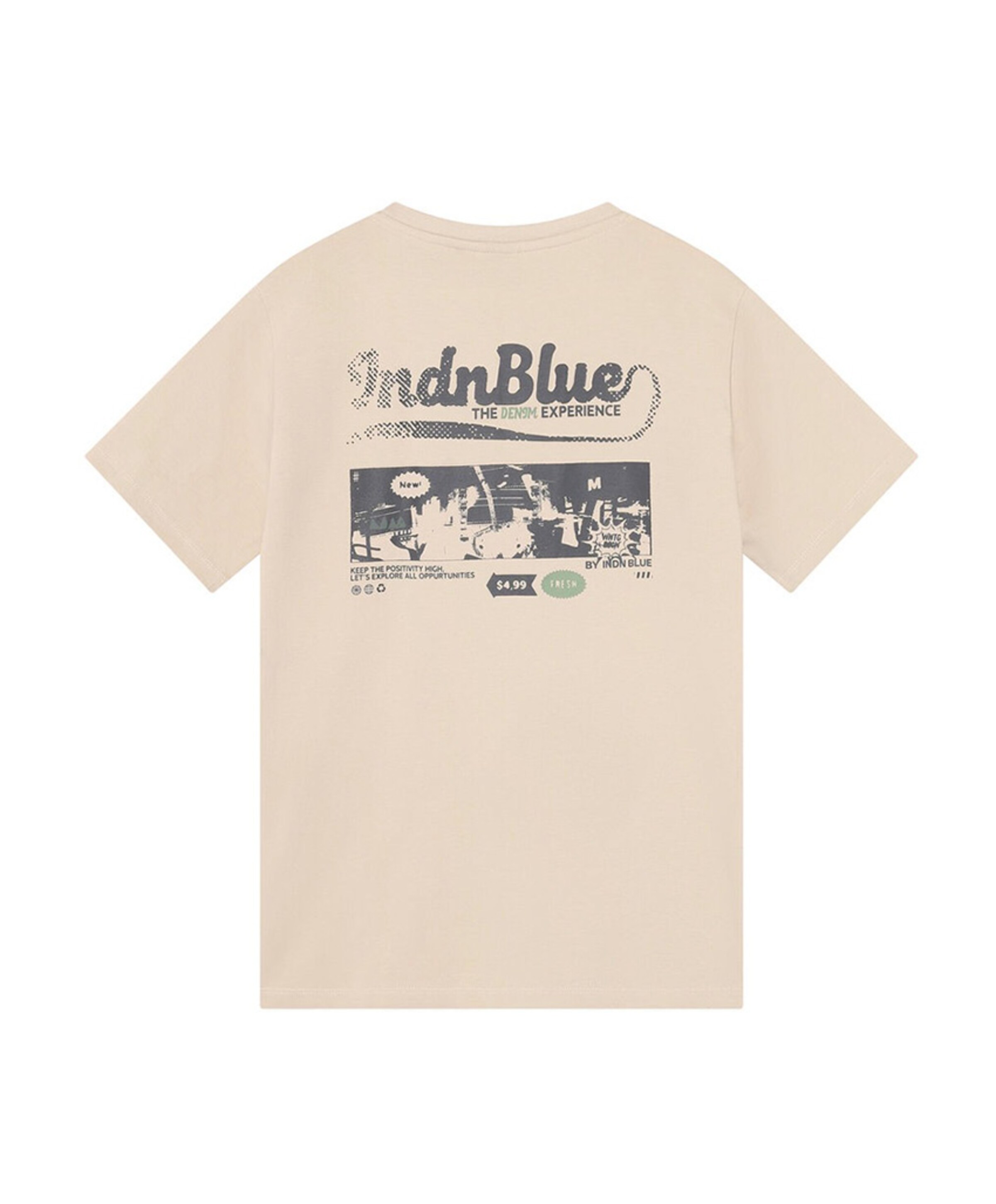 Indian Blue Jeans Jongens T-shirt beige