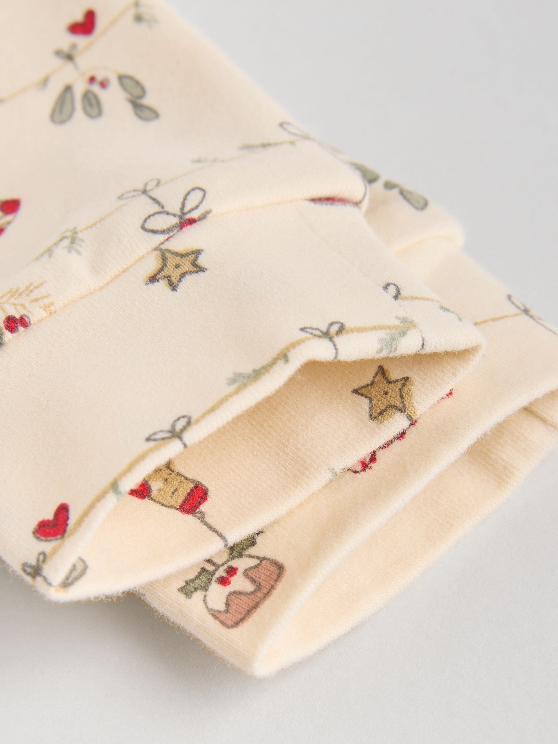 Crème - My First Baby Christmas T-Shirt and Leggings Set (0-18mths)