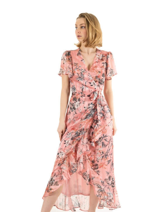 Robe guess jeans new juna p6bq eucalyptus floral pr