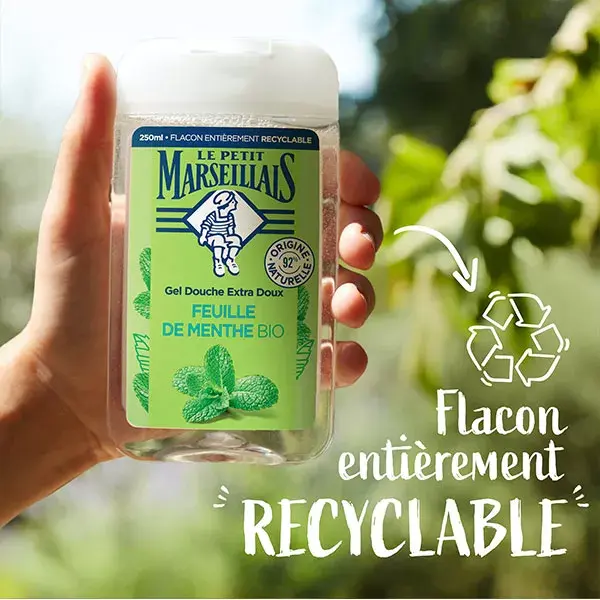 Le Petit Marseillais Gel de Banho Extra Suave Folha de Menta 250ml