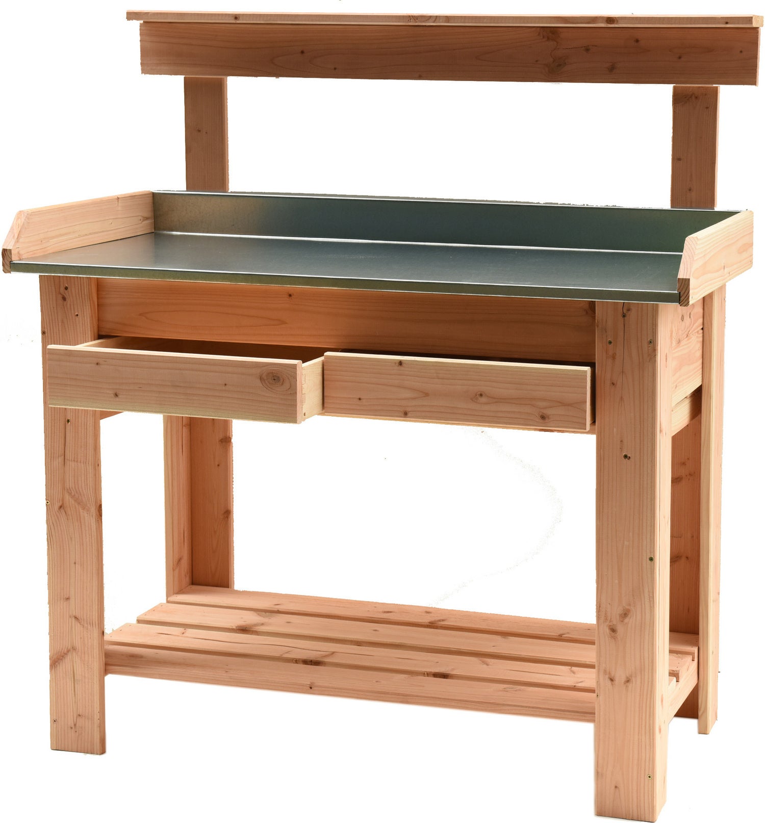 Tuinwerktafel 109 x 85 x 48 cm douglashout