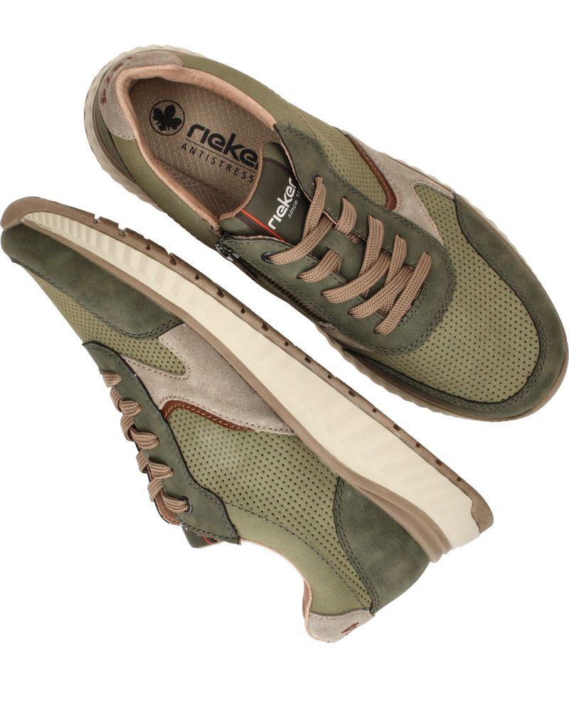 Rieker Sneakers Groen Heren