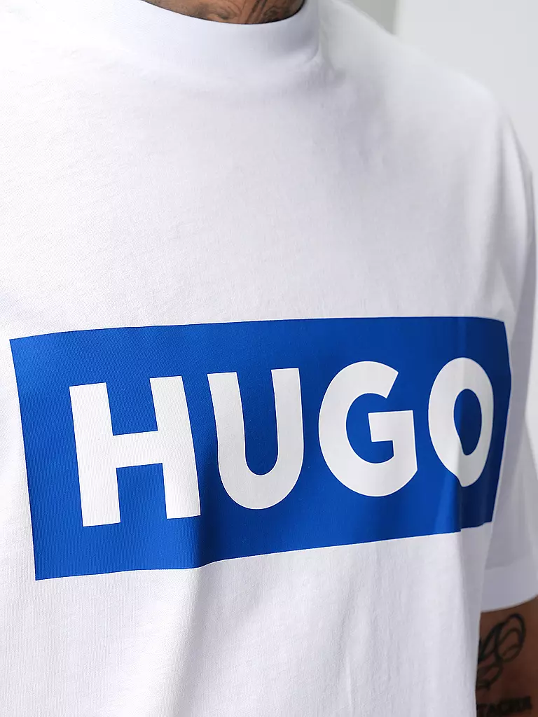 HUGO T-Shirt NICO weiss