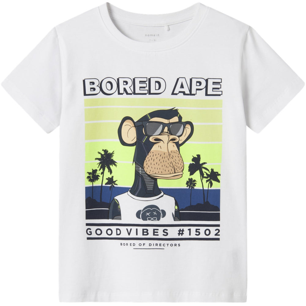 Køb Name It Cloud Dancer Fartil Bored Of Directors Regular T-Shirt