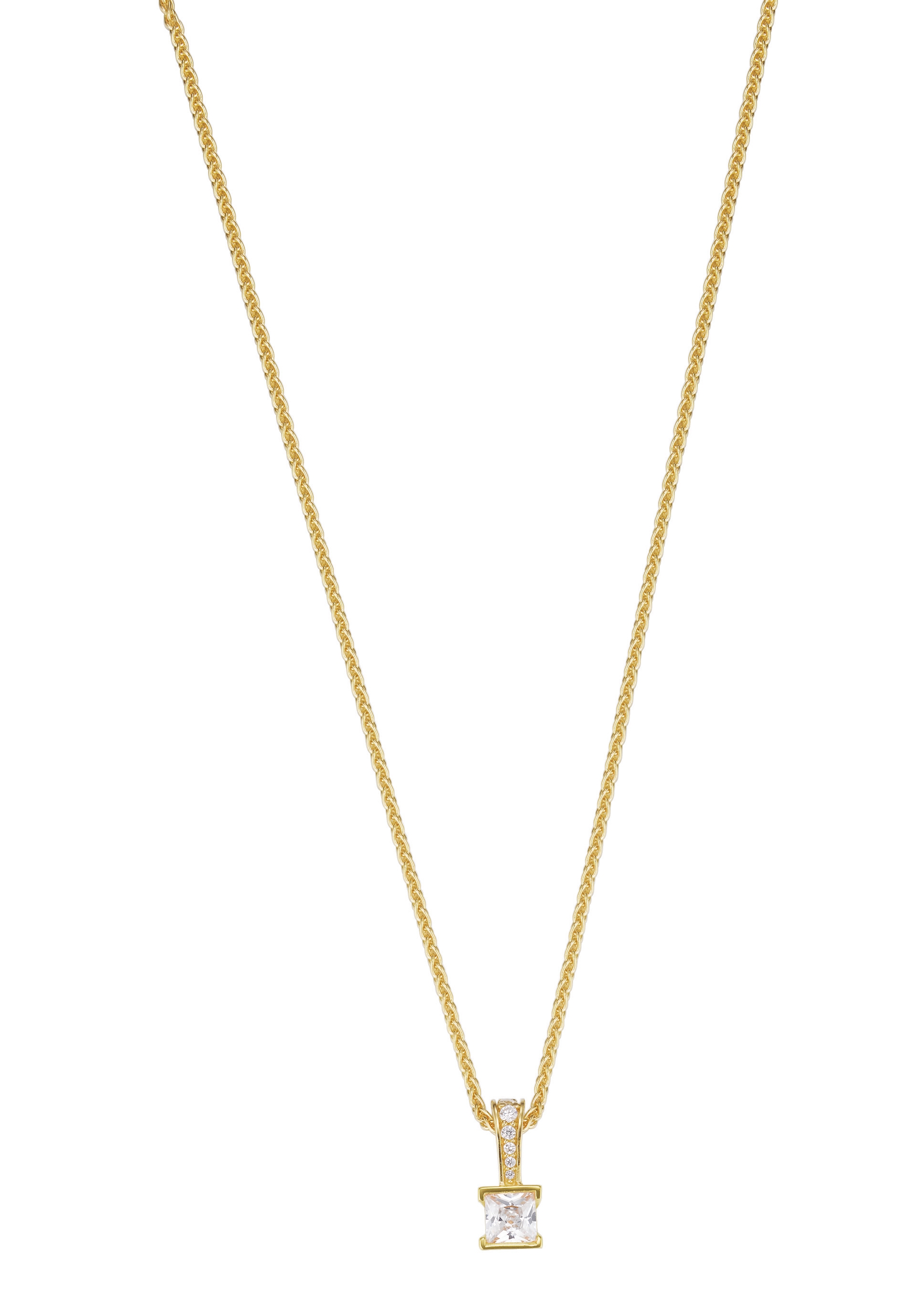 Esprit Solitaire Gold Damenkette ESNL92194B420