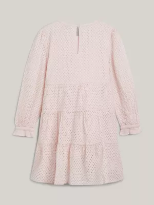 Vestido em camadas Essential Broderie Anglaise